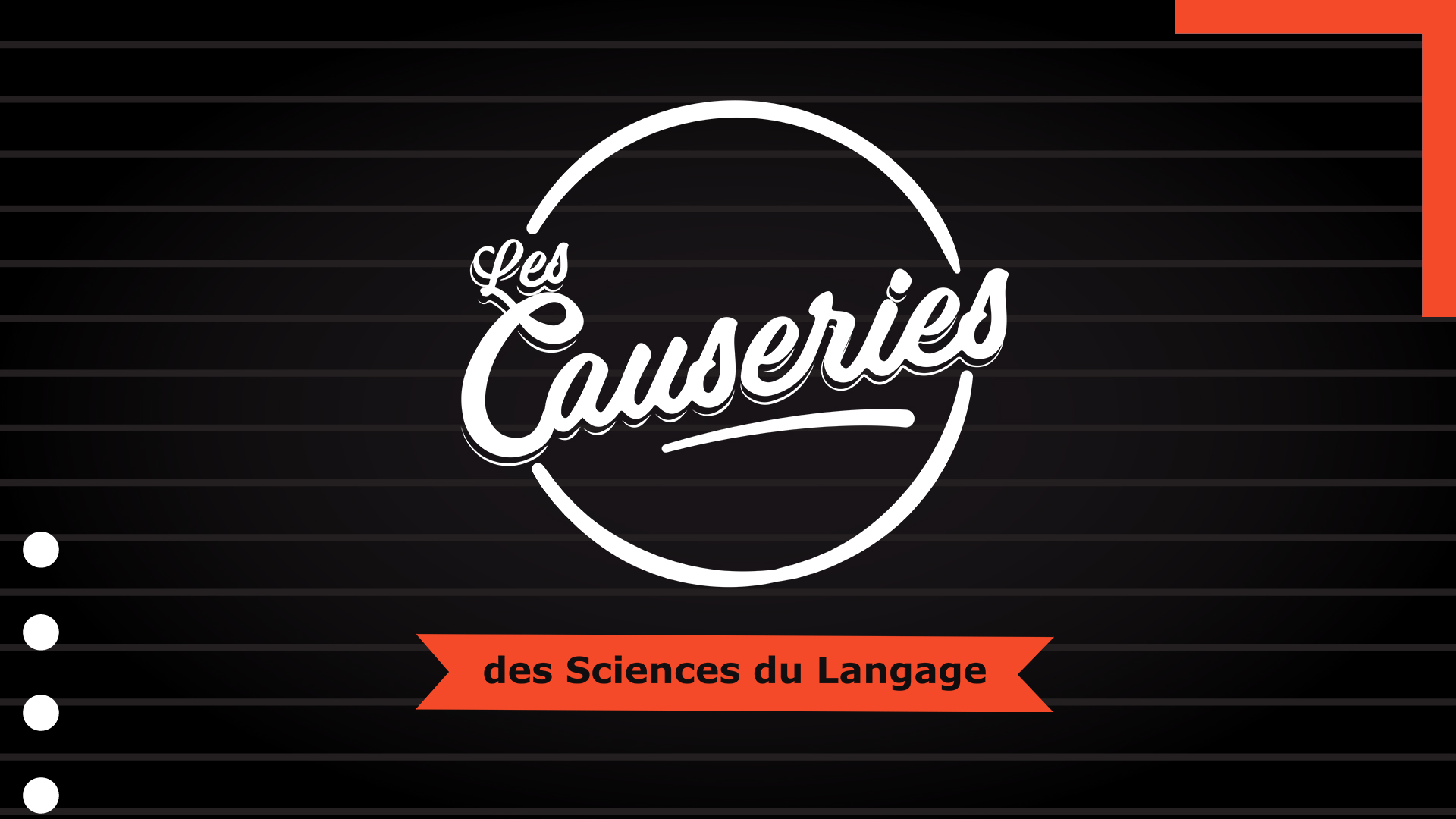 Les Causeries des sciences du langage